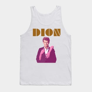 Dion // Alone With A Music Icon 60s FanArt Tank Top